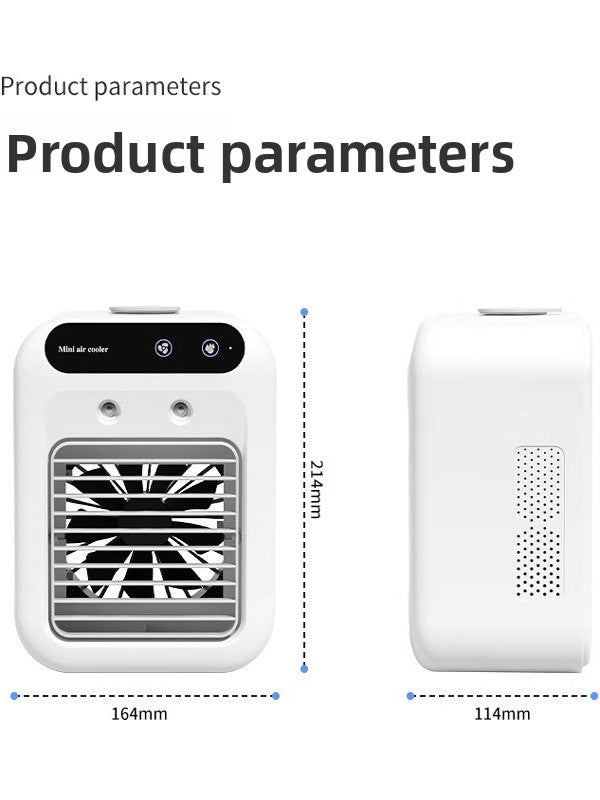 AirFlow Cube™ — Le rafraîchisseur d’air de bureau 3-en-1
